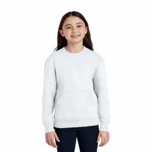 Youth Core Fleece Crewneck Pocket Sweatshirt
